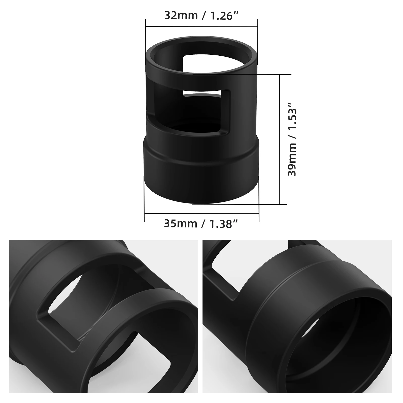 NICECNC Per KTM EXC 300 TPI EXC-F 350 2020-2023 Per Husqvarna TE 300 TE300i FE350 GasGas EC300 Poliammide Radiatore Tubo di Protezione