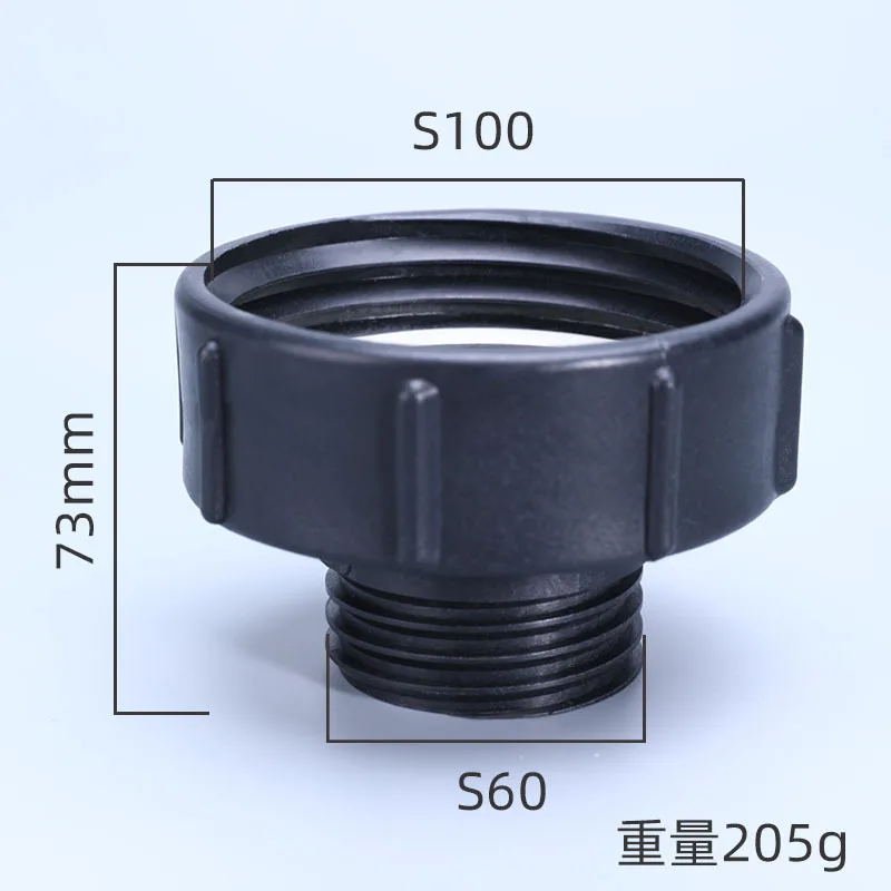 Adapter do zbiornika IBC, 60mm do 1/2 \'\'3/4\'\' 1 \'\'2\'\', łącznik do fajki wodnej wysokiej jakości BSP, męskie złączki redukujące, 1 sztuka