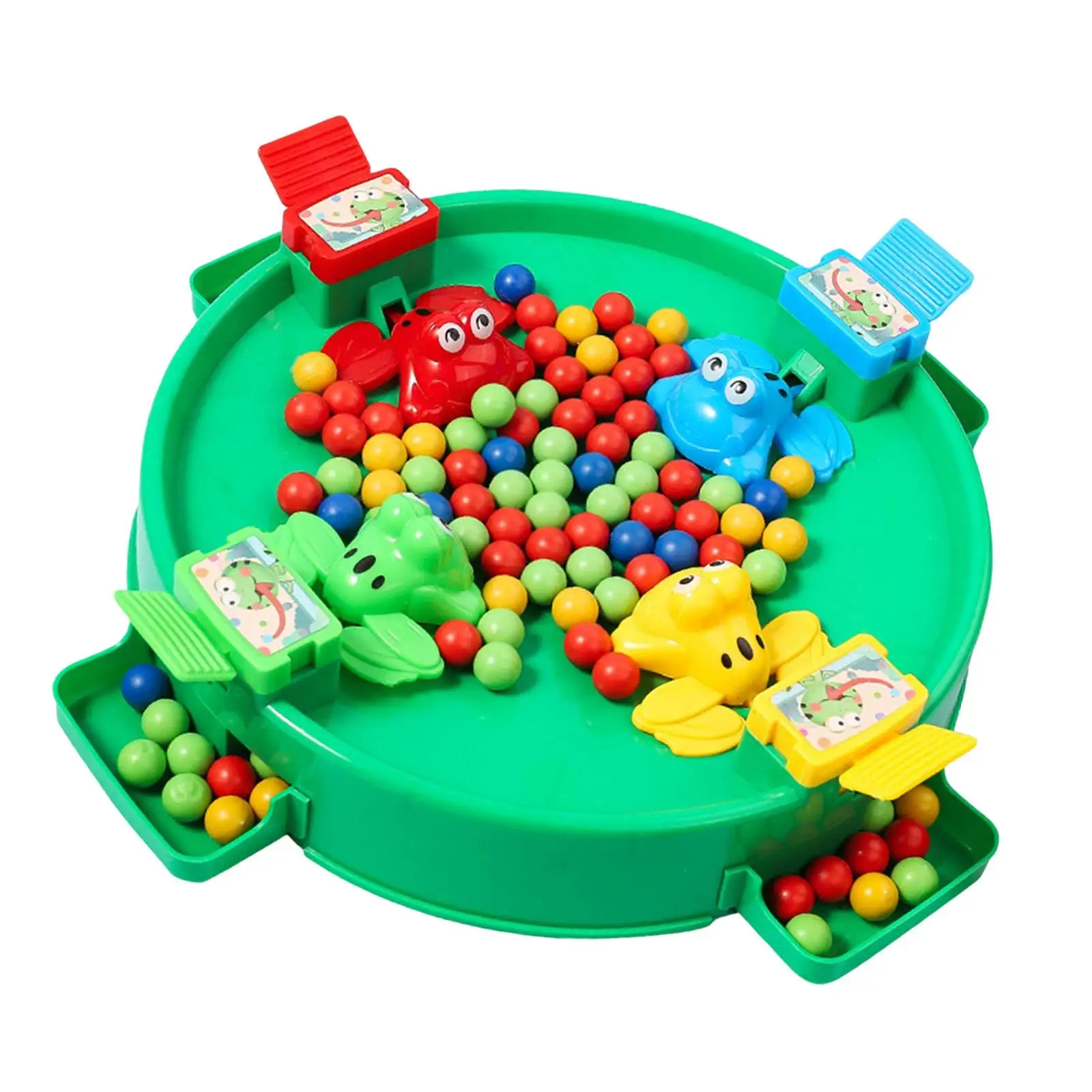 

Kids Frog Eat Beans Game Hand Eye Coordination Decor Hungry Turtle Board Game for Desktop Home Party Countertop Children Day
