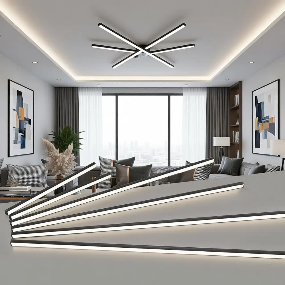 

6 шт. самоклеящихся белых светодиодных светильников с умным сенсорным выключателем, 3000K, для настенных панелей, досок, лестниц, под шкафы, для дома