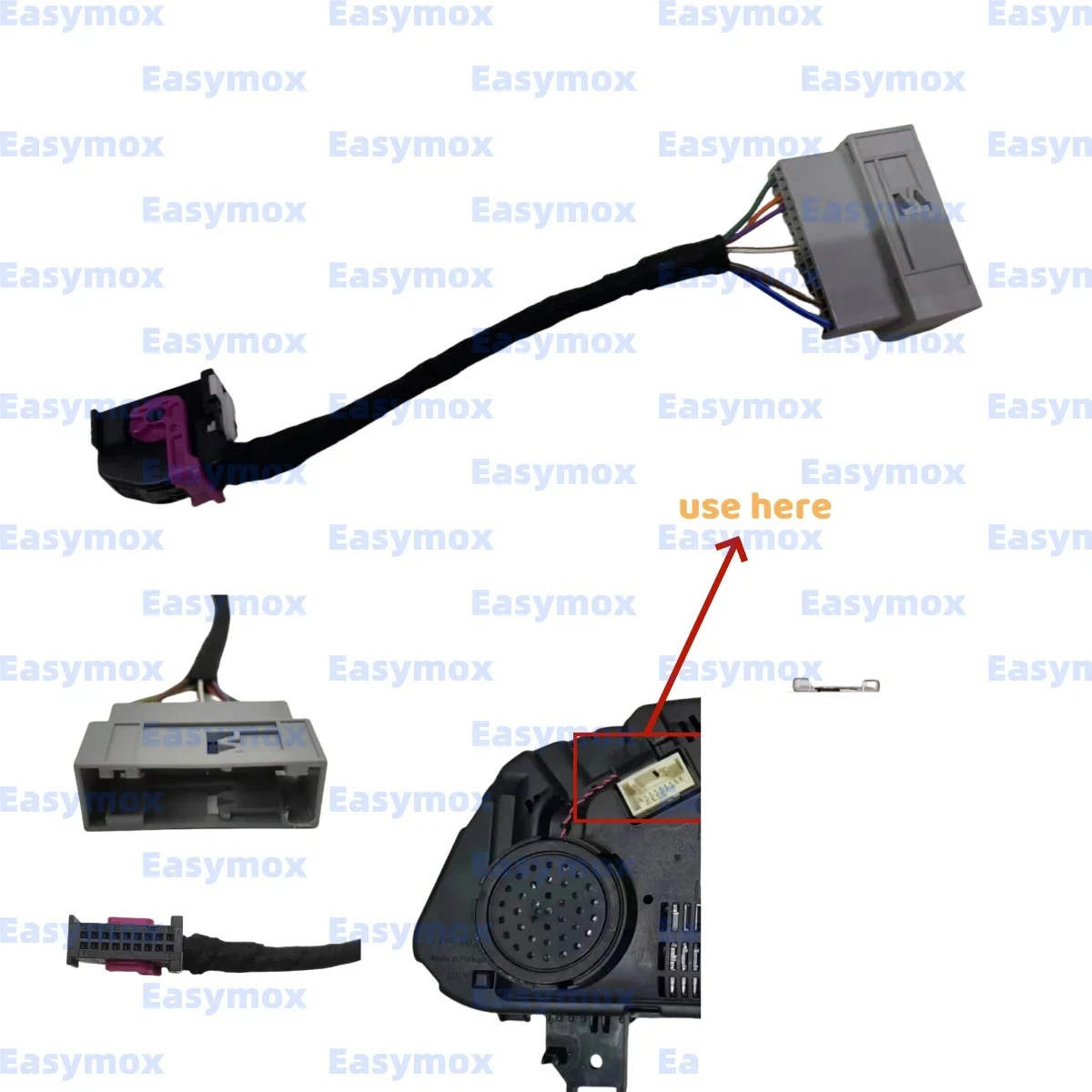 

18-pin To 32-pin Adapter Harness for Audi Virtual Cockpit 12.3-inch Instrument Cluster Part# 4K0920790E