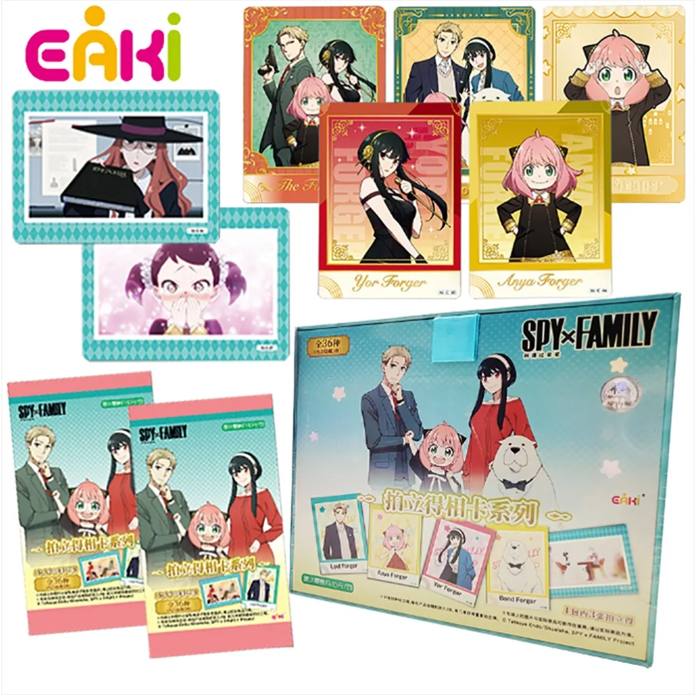 

Новая коллекционная карта EAKI SPY × FAMILY, ежедневная комедия, японское аниме, изысканные карты ручной работы, рождественские семейные подарки