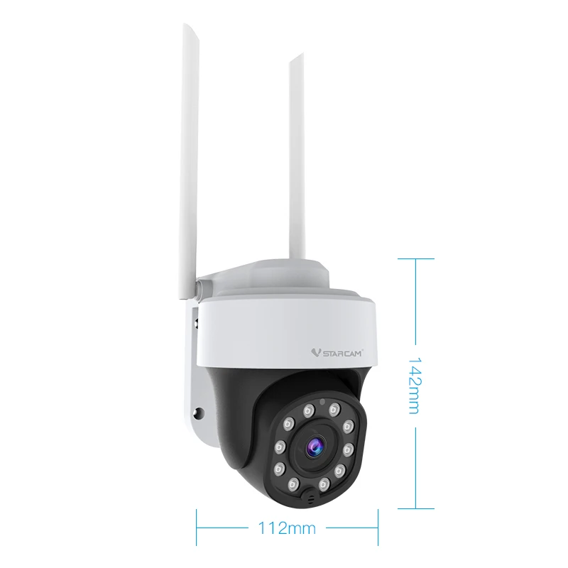 Vstarcam 4MP 2.4G 2 Way Audio Outdoor Waterproof IR Color Night PTZ Cam 5G Wifi IP Camera AI Humanoid Tracking Security Camera