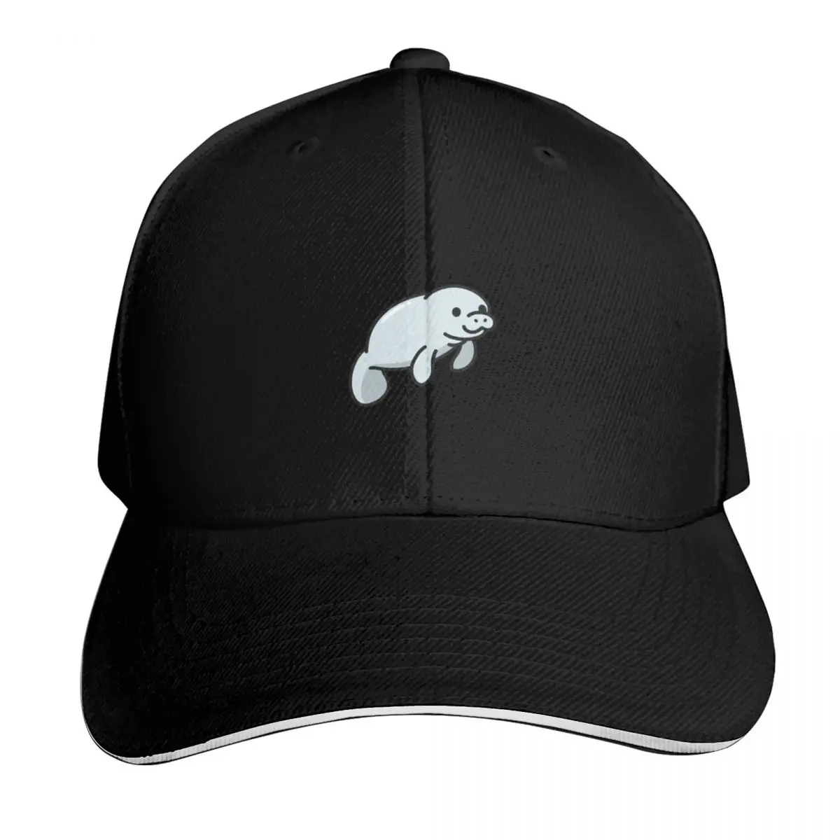 Manatee Baseball Cap Sun Protection UPF 50+ Breathable Mesh Back Adjustable Buckle Closure