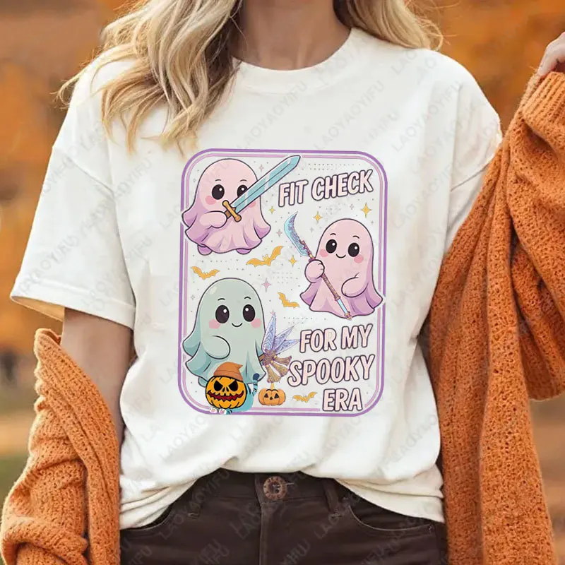 هالوين قميص شيطان الصيادين تي شيرت ديربي النمر تيز Kpop هنتركس ساجا الفتيات مخيف الموسم امرأة تي شيرت متعة لطيف شبح القمم