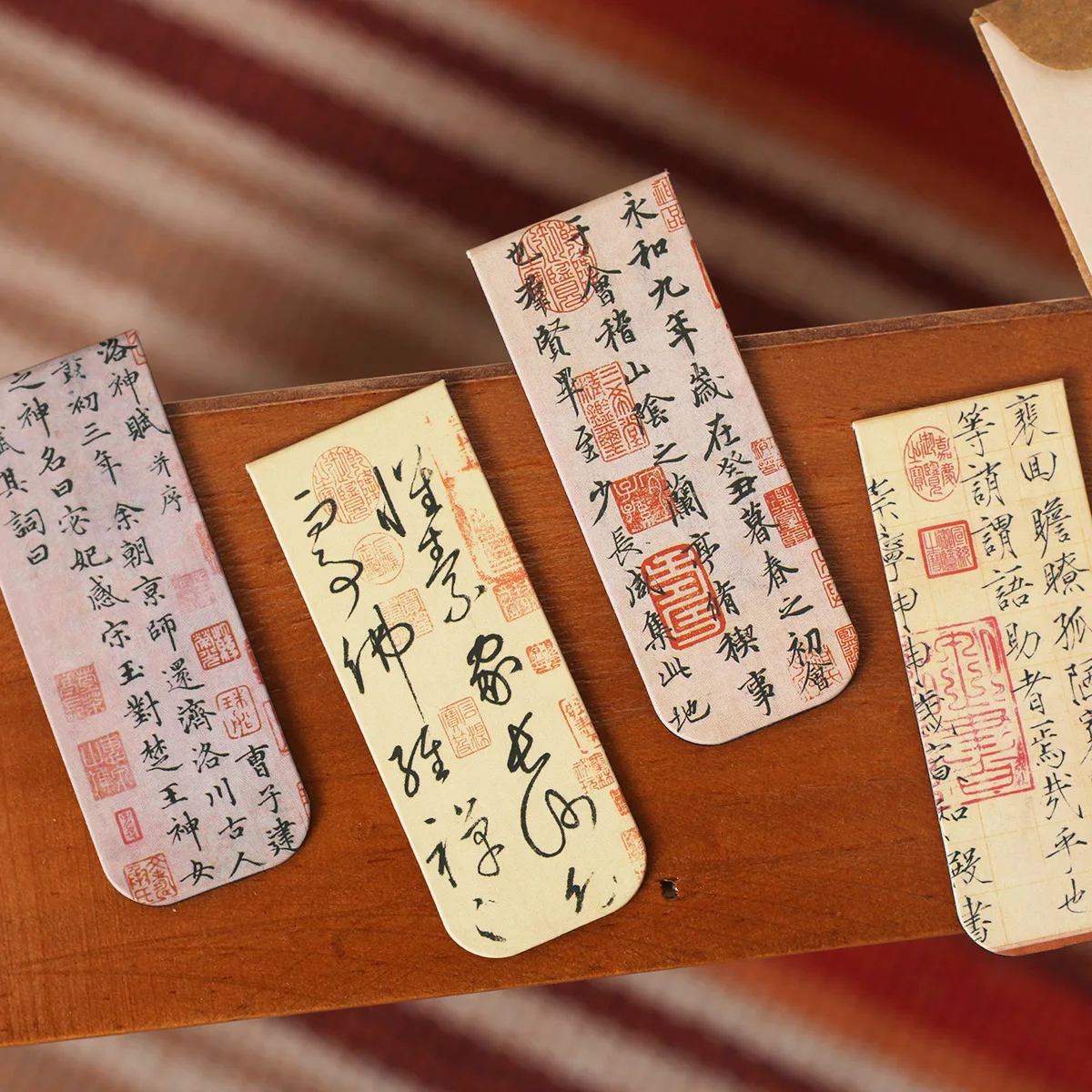 4pcs/Set Retro style art Bookmark for Pages Books Readers Children Collection