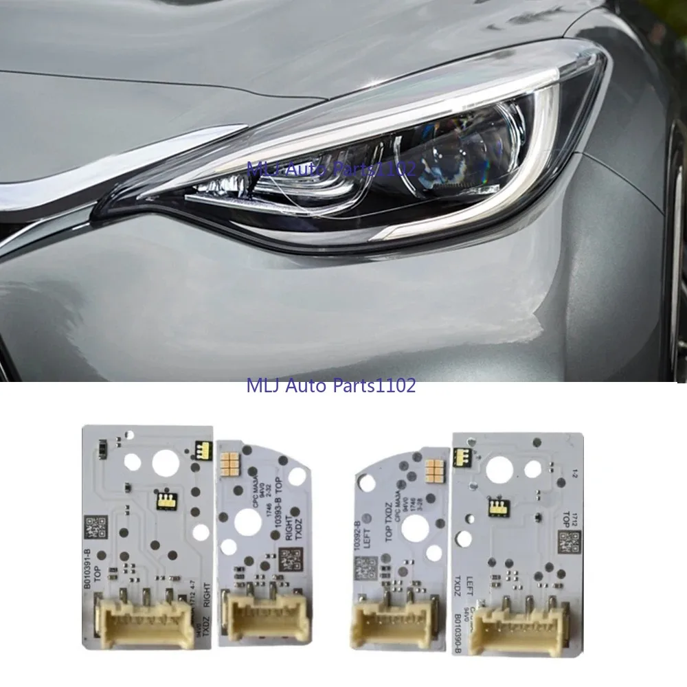 

B010391-B B010390-B For Infiniti Q30 Daytime Running Light Led Boards Super Bright QX30 Angel Eyes DRL Turn Signal LED Chips