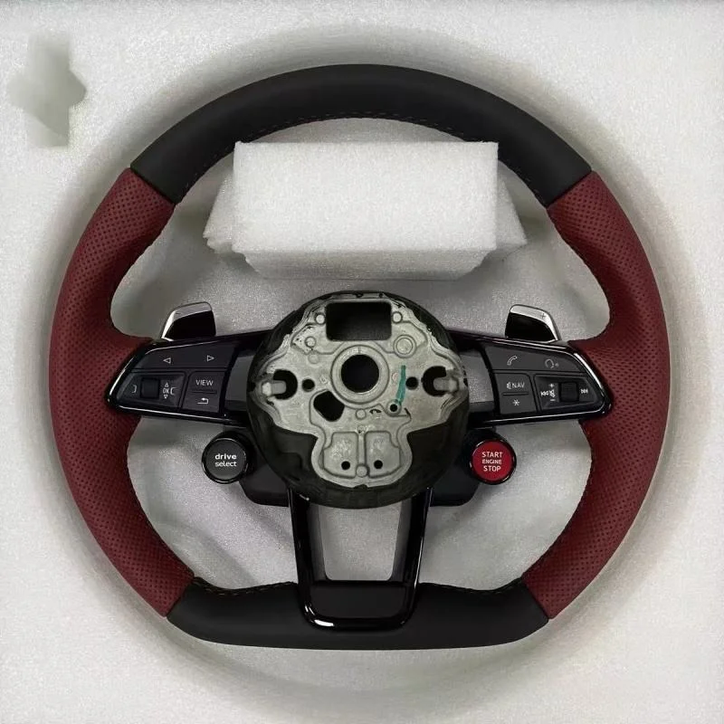 Customizable Sports Steering Wheel For Volkswagen VW Golf Mk7 GTI Golf R Polo GTE Passat Jetta Full Black Leather Steering Wheel