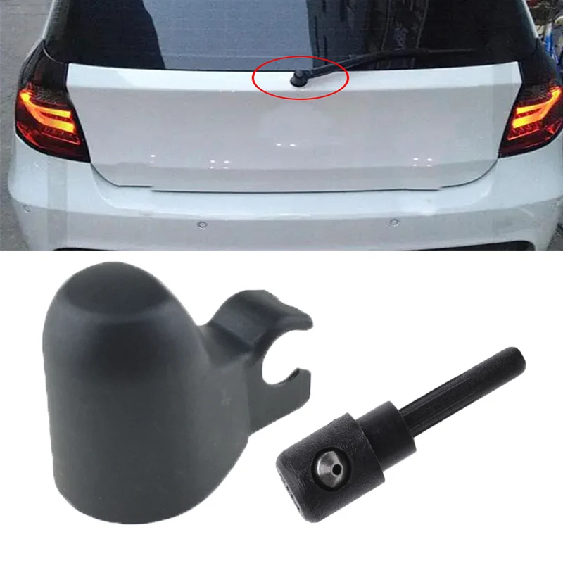 Rear Wiper Arm Cover Cap Nozzle For Bmw 1 Series E81 E87