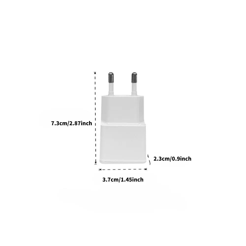 10W USB Wall Charger 5V 2A Power Adapter Universal CE Certified USB EU Plug Cell Phone Charger Compatible with Samsung Galaxy