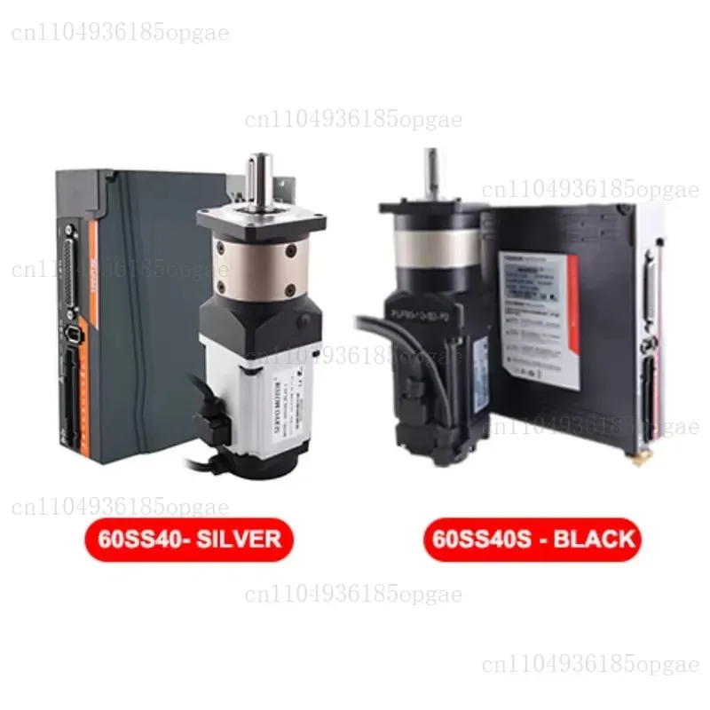 high performance AC servo motor 2.5A 1.3N.m 60SS40-HG10-1 precision planetary gear reducer ASD240 drive 400 watt
