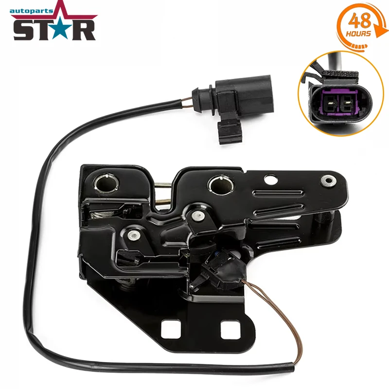 

OEM # 8E0823509C Front Lid Hood Lock w/ Safety Latch Catch for Audi A4 S4 B6 B7 RS4 for Seat Replacement 8E0823509D 8E0823509A