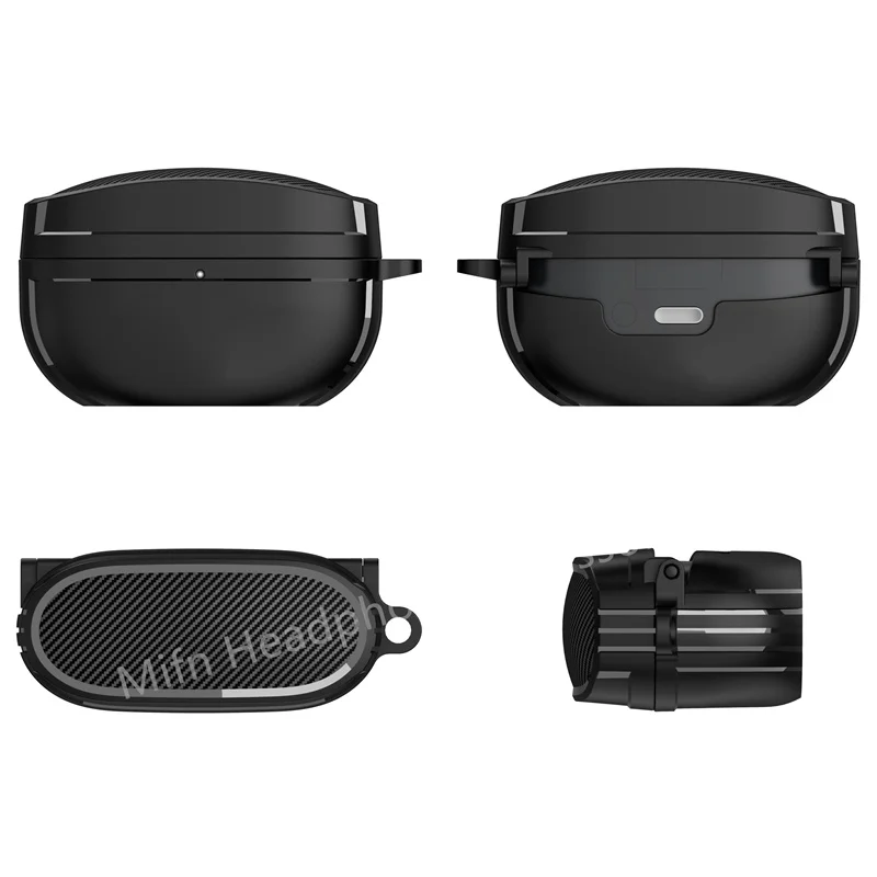 غطاء متين واقي كامل الجسم للرجال ، حافظة من ألياف الكربون مع خطاف ، سوني WF-1000XM5 ، WF-1000XM5 ، جديد ، 2023