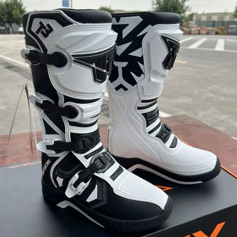 Motorcycle Boots Moto Racing Motocross Off-Road  Motorcycle Shoes Botas  Riding Boots Equipment Enduro Motorcycle accessories