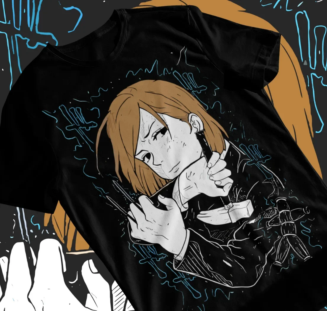 Jujutsu Kaisen Shirt Nobara Kugisaki Itadori Yuji Shirt Mahito Anime Soft Tee