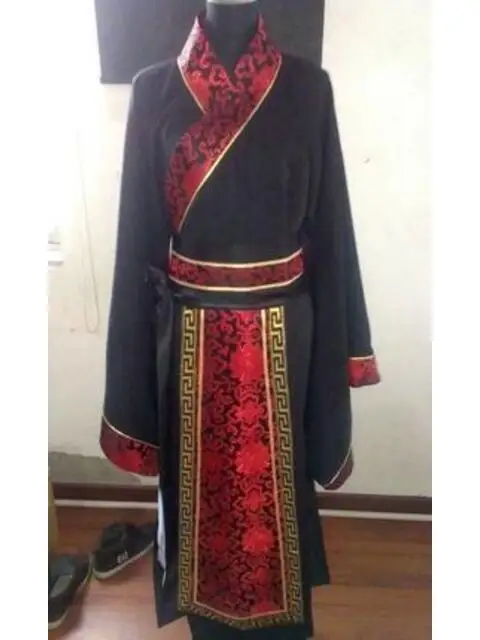 Vêtements Han anciens pour hommes, vêtements officiels de train plié pour hommes, cape de ministres de la dynastie Han, hanfu de l'érudit, nouveau