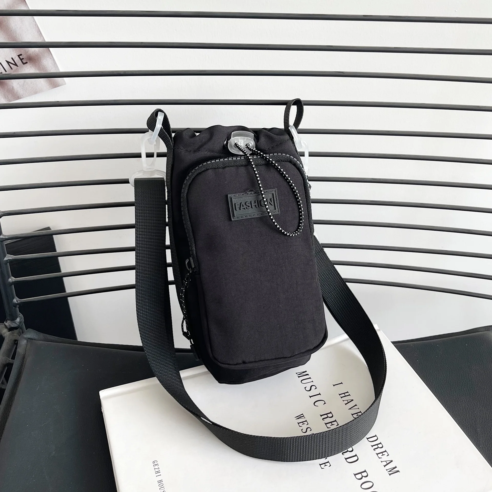 Multifunktionale Outdoor-Reisewasserflaschentasche Leichte Sport-Umhängetasche Fahrrad-Rucksack Einzel-Schulter-Handytasche – Detail 5