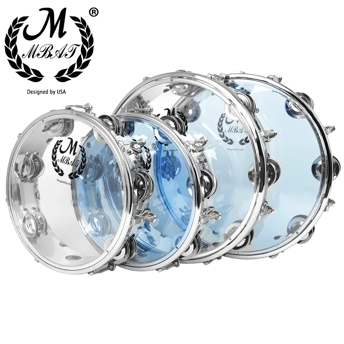 M MBAT 8/10 بوصة طبلة الدف آلة موسيقية للحفلات/KTV/المهرجان/الاحتفال أو كعبة تعليمية رأس الطبل للأطفال باليد #1