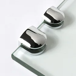 Estante de vidrio galvanizado, reemplazo de estilo Simple, antideslizante, resistente, antioxidante, soporte de abrazadera para vitrina