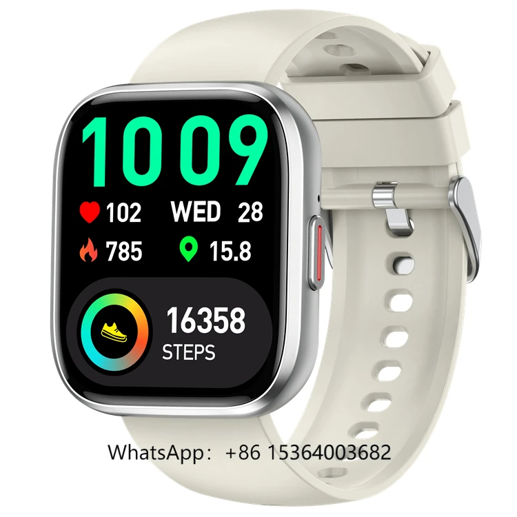 

TJXL-Excellent Quality P114 Smart Watch for Women Square Screen Heart Rate Sleep Tracker TFT Display IP67 Answer Remote Control