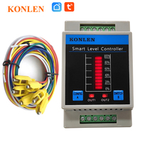 KONLEN Tuya Tank Water Level Sensor Controller Monitor WIFI Automatic Flood Leak Alarm Detector Smart Life Leakage Protection