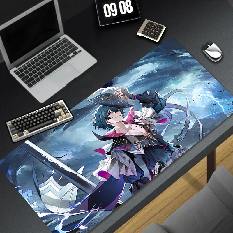 

Computer Gaming Accessories Cool Mousepad Office PC Mouse Pad Keyboard Pad Desk Decoracion Wuthering Waves Brant Anime Desk Mat