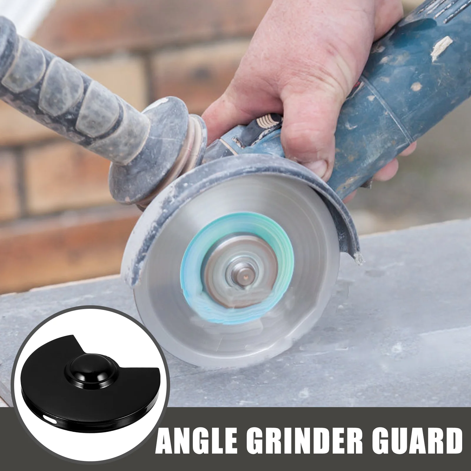 

150Mm Bench Grinder Guard Angle Safety Guard Replacement Strong Smooth Plastic Tool Cover for Power Grinder Left Hand Part