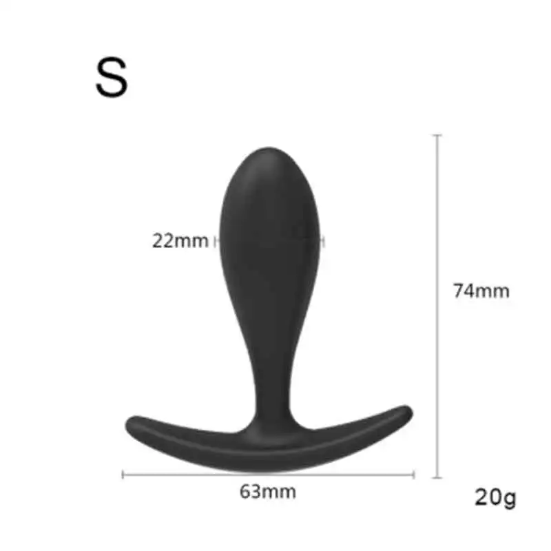 3 Size Sex Toys Anal Plug Butt Plug Women Men Gay Soft Silicone Erotic Anal plug Bullet Dildo Sex Toys for Adults - view 4