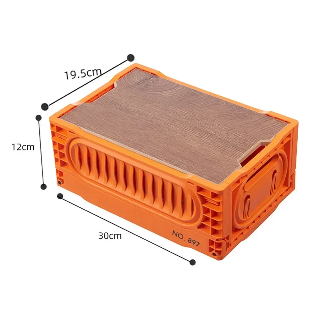 

For Durable Folding Storage Box with Removable Top Panel for Enhanced Functionality During For Outdoor Activities