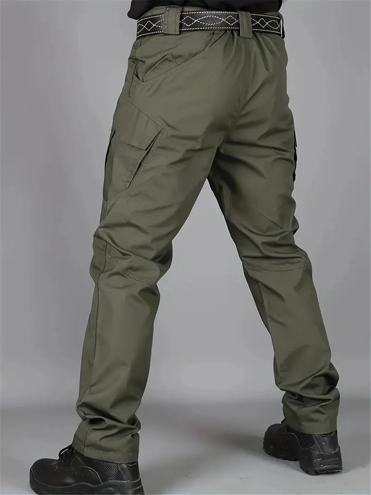 America Plus Size Fishing Suit Tactical Pants Men Camo Pants Plaid Training Suit 511 Pants Combat Work Suit Multi Pocket Pants