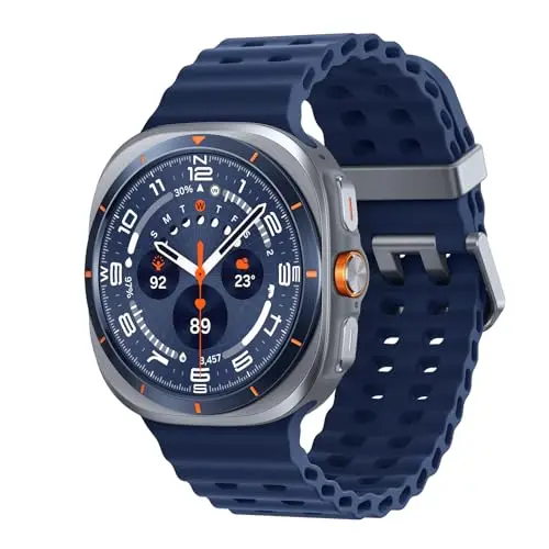 Samsung Galaxy Watch Ultra,Super AMOLED,1,5 inch,Exynos W1000 (3 nm),590 mAh,LTE-versie,Smartwatch