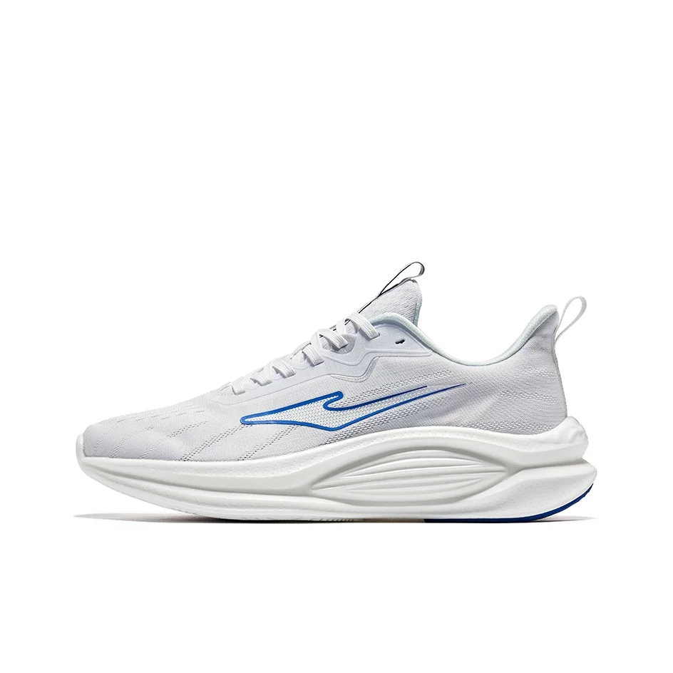 

Erke Yuqing Cushioning, Wear Resistant Low top Running Shoes Men's White Blue 51123203188-002