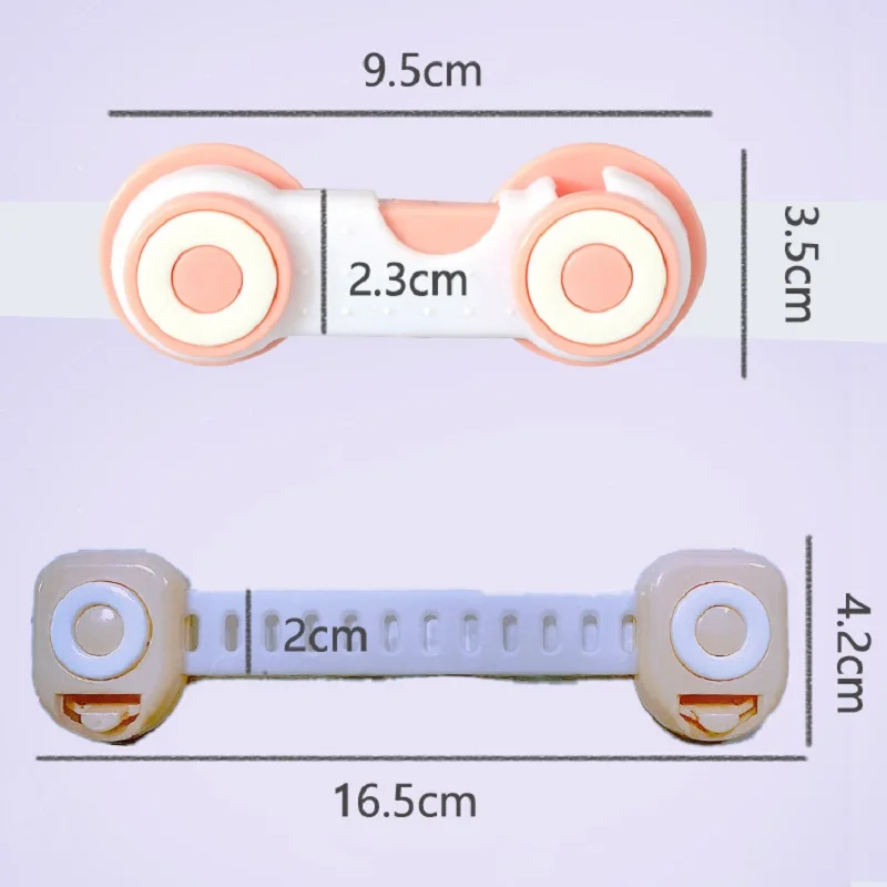 Cerradura de gabinete de seguridad para niños, Protector de seguridad a prueba de bebés, cajón, inodoro, cubo de basura, puerta de refrigerador, 5