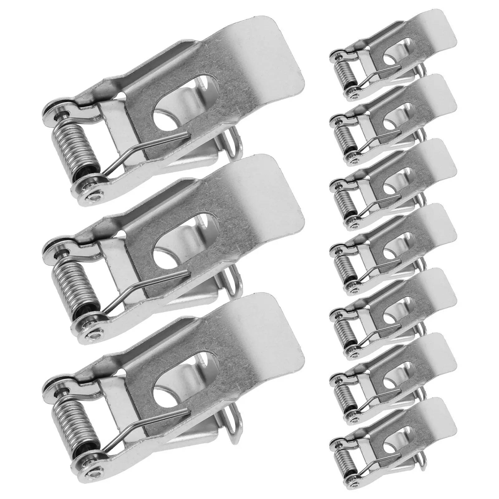 10Pcs Light Spring Clip Recessed Downlight Retaining Clip Panel Lamp Clamp Ceiling Fixture Retrofit Accessory Sturdy Metal