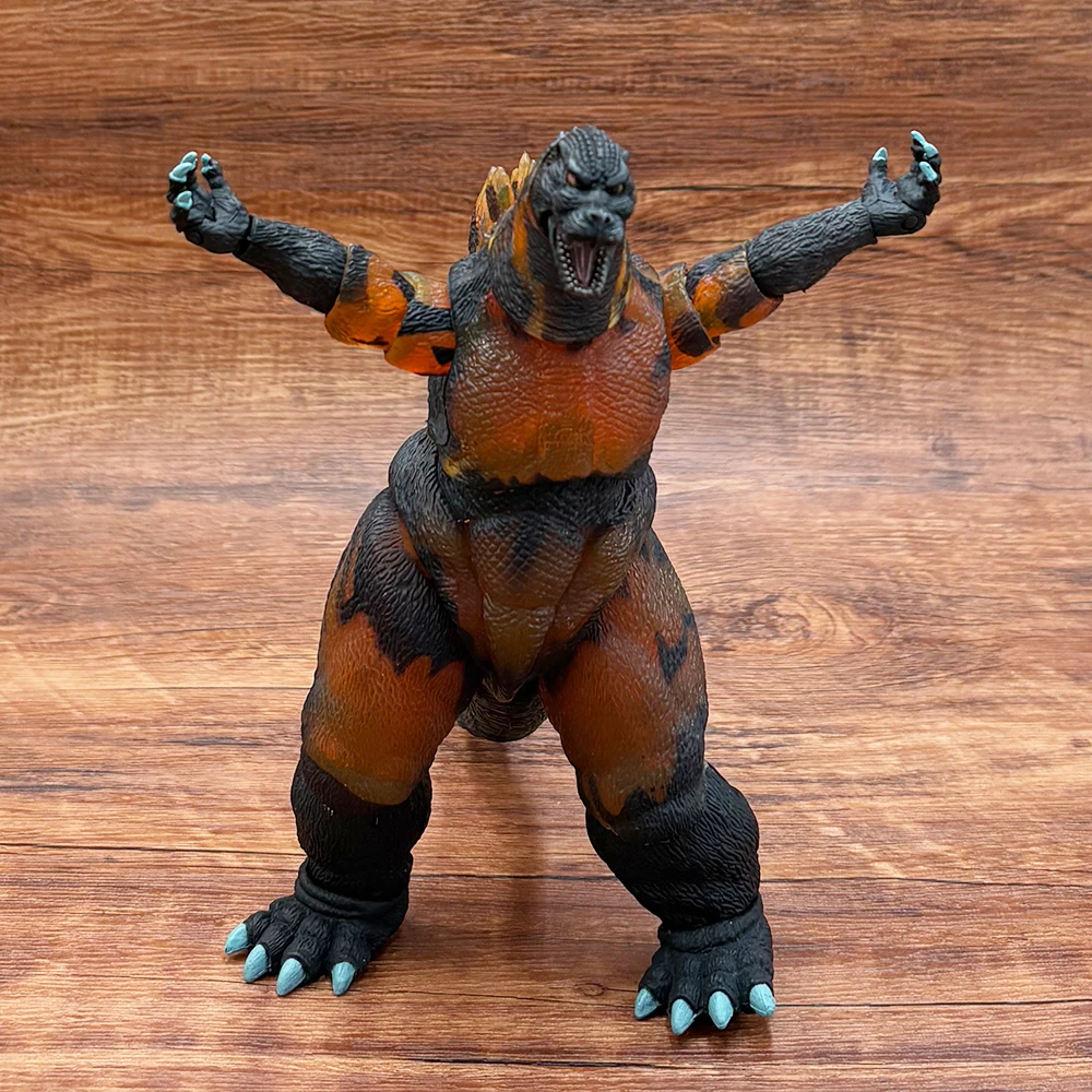 NECA 1995 Burning Godzilla Action Figure Coleção Móvel 16cm O Rei