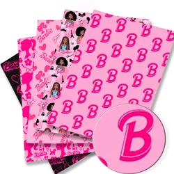 Barbie doll Cartoon Hot DIY handmade sewing patchwork quilting baby dress home sheet140cm printed fabric kids fabric