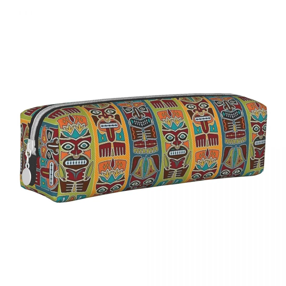 

Классические Экзотические пеналы Tiki с рисунком Тотем, ранцы для карандашей, школьные принадлежности для студентов с большим объемом для хранения, подарки, пеналы