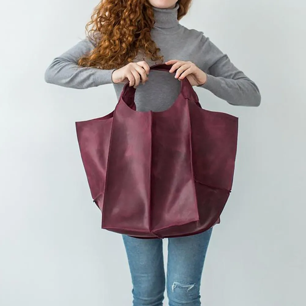 Bolsos de un solo hombro para mujer, bolso de mano de cuero suave, bolso de viaje grande de PU, bolsos finos para mujer