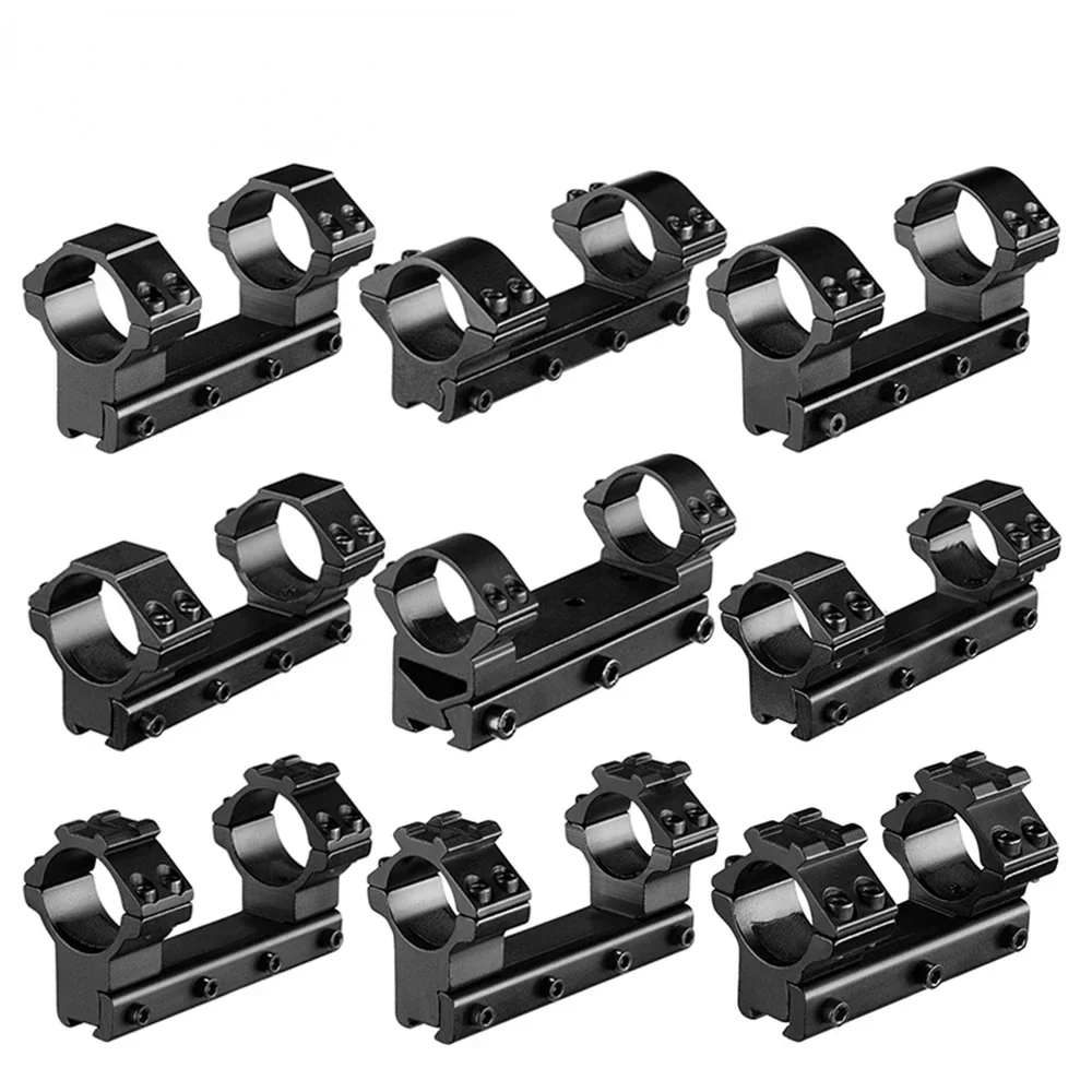 

Scope Mount Ring 25.4mm/30mm Hunting Airsoft Accessories ar15 Double Clamp Metal Tactical Fits 11mm Dovetail Rail