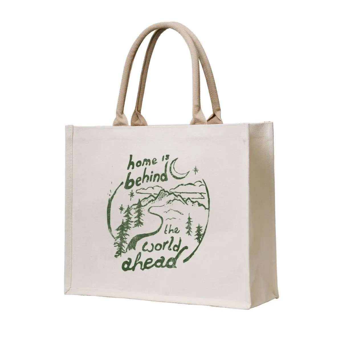 

Home is Behind Quote Tote Bag tote bag men tote bag screen free delivery bags