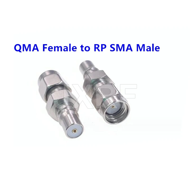 JX-Steckverbinder 1 Stück QMA Stecker auf QMA SMA Stecker Adapter Konvertierungsstecker für FPV-Drohne – Detail 9
