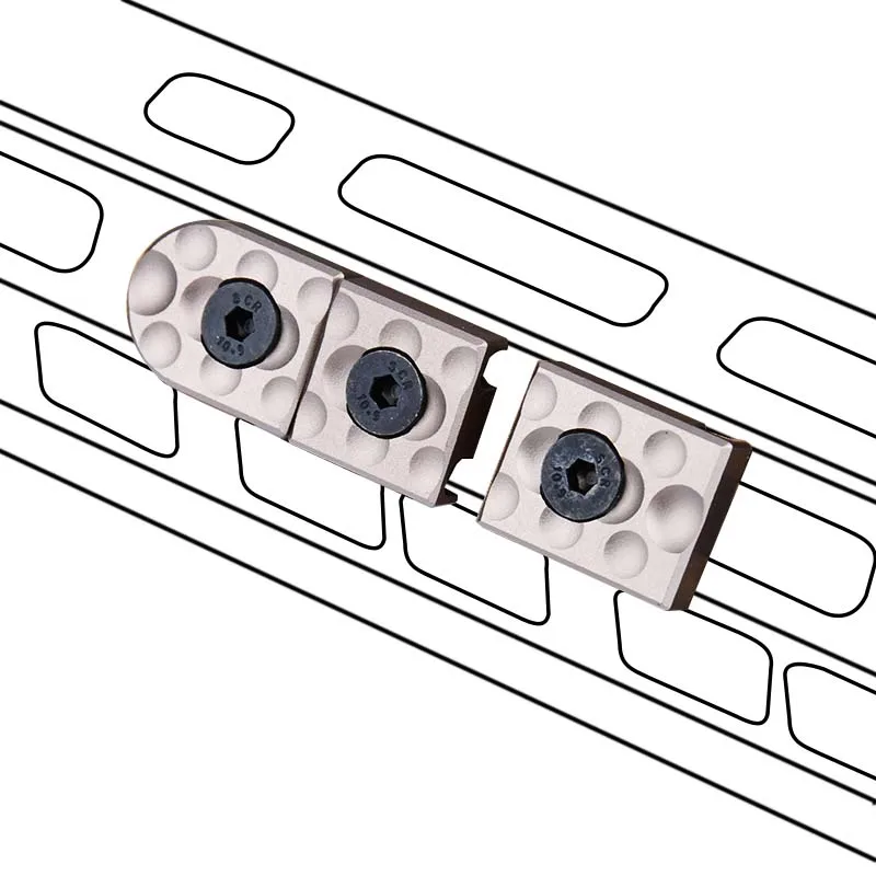 Airsoft-sistema Picatinny WireGuide CNC, gestión de cables de M-LOK, máquina táctica SF M600 M300, interruptor de linterna, cabina