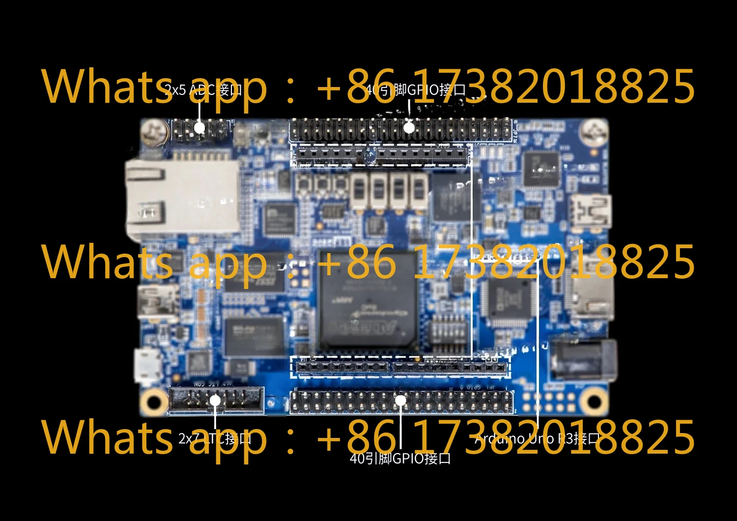 DE10-Nano FPGA Development Board Cyclone V SoC Industrial Grade, Dual Core ARM