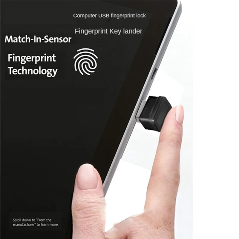 Черный модуль считывания отпечатков пальцев LNHF для Windows 10, биометрический сканер Hello, навесной замок для ноутбуков, ПК, модуль разблокировки отпечатков пальцев