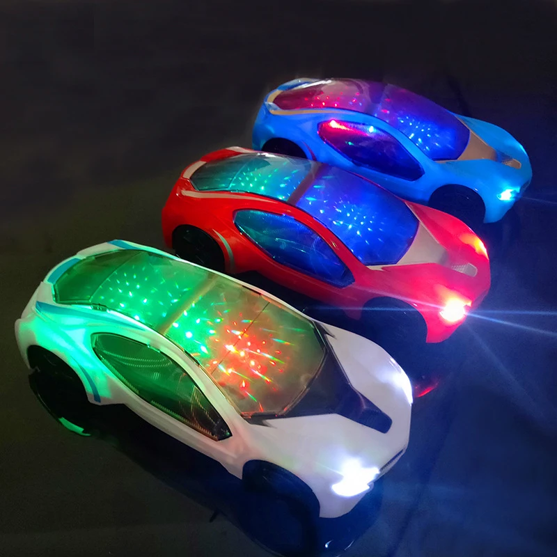 Funny Simulation Electric Glowing Car Model Children Electric Toy Car with Lights Music Boys Toys Kids Fun Holiday Birthday Gift