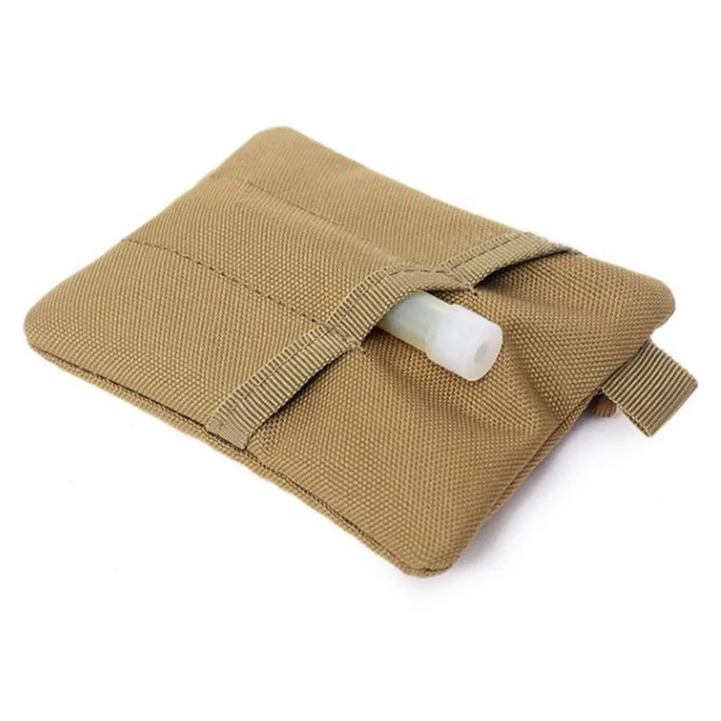 Outdoor Unsex Pouch Card Wallet Portable Travel Zipper Waist Bag for Camping Picnic Outdoor Personality  Key Storage Bag