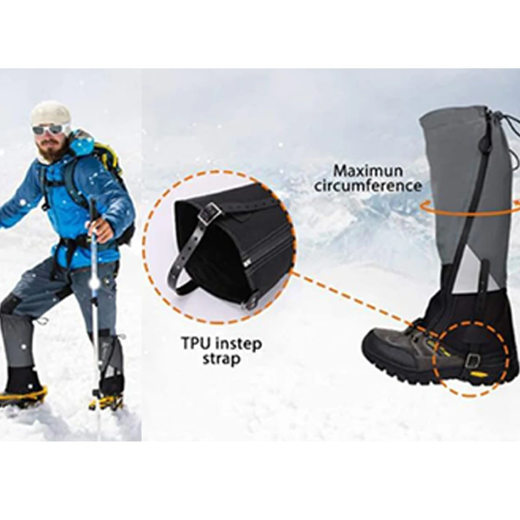 الأطفال S أحذية مضادة للماء للاستكشاف في الهواء الطلق المشي لمسافات طويلة الملحقات في الهواء الطلق بانت الساق الملحقات عادي أسود نموذج L