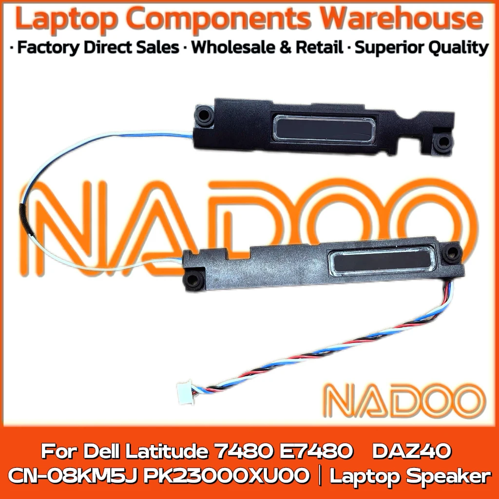 New Original Laptop Notebook Audio Speaker For Dell Latitude 7480 E7480  DAZ40 CN-08KM5J PK23000XU00 built-in speaker horn audio