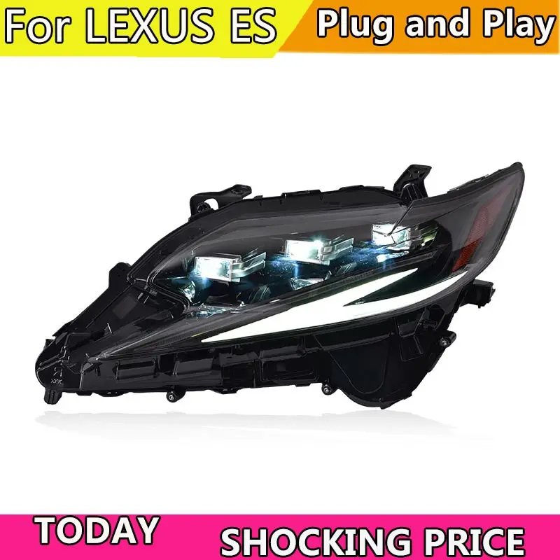 Car Lights for Lexus ES200 ES LED Headlight 2013-2017 ES300 ES350 Lamp Drl Projector Lens Automotive Accessories