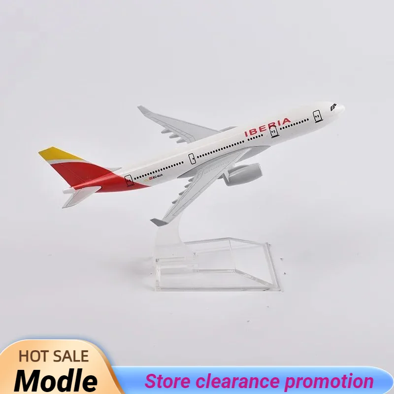 Hot Sale 16cm Iberia Airlines Airbus A330 Airplane Model Plane Model Aircraft Diecast Metal 1/400 Scale Planes Dropshipping